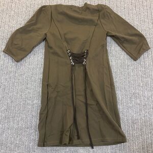 Oliver‎ Bonas Lace Shift Dress Dark Green 12